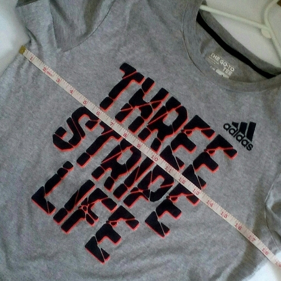 Adidas Youth Boys Athletic T Shirt Size Large - Picture 6 of 6